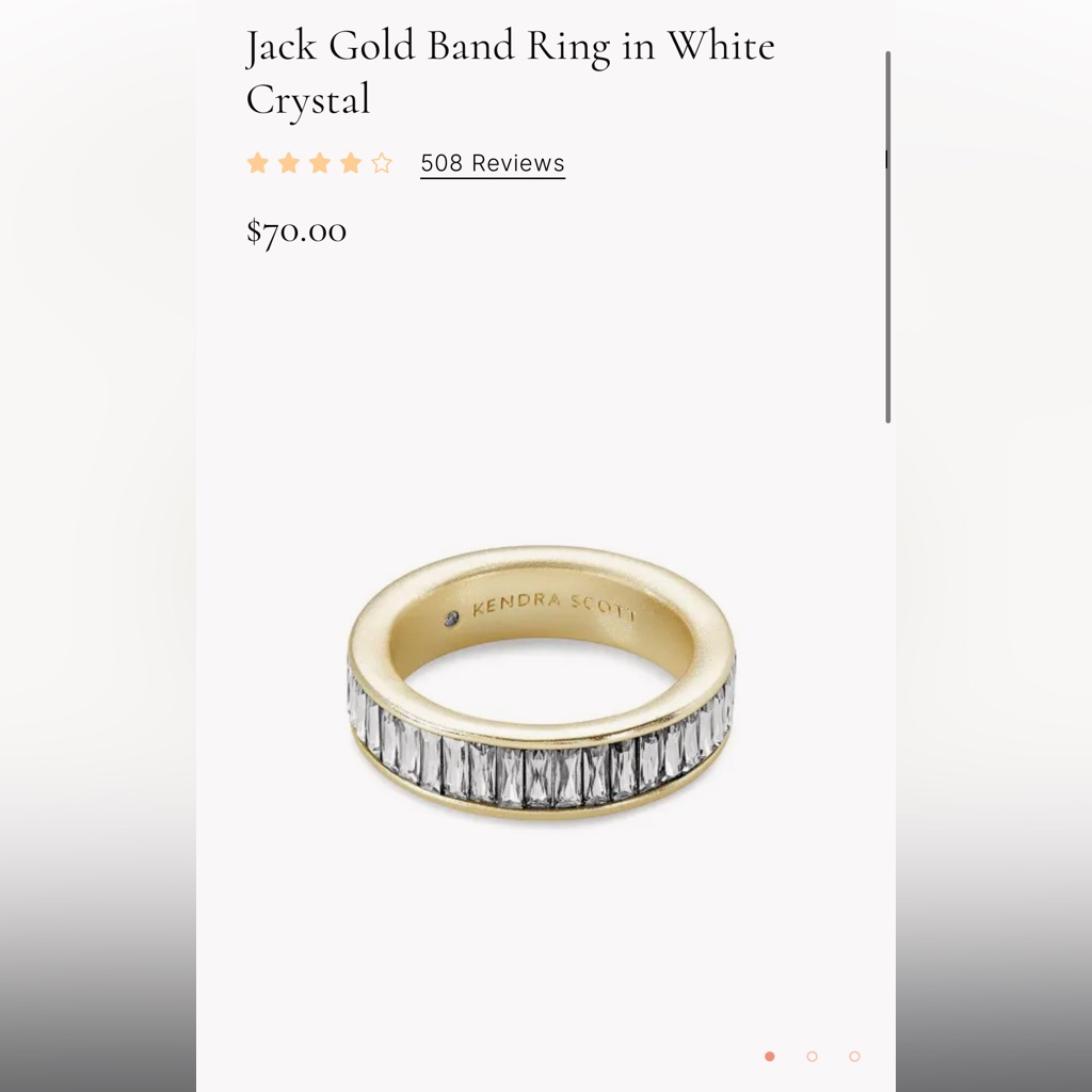 Kendra Scott Ring.